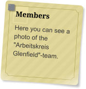 Members Here you can see a photo of the "Arbeitskreis Glenfield"-team.